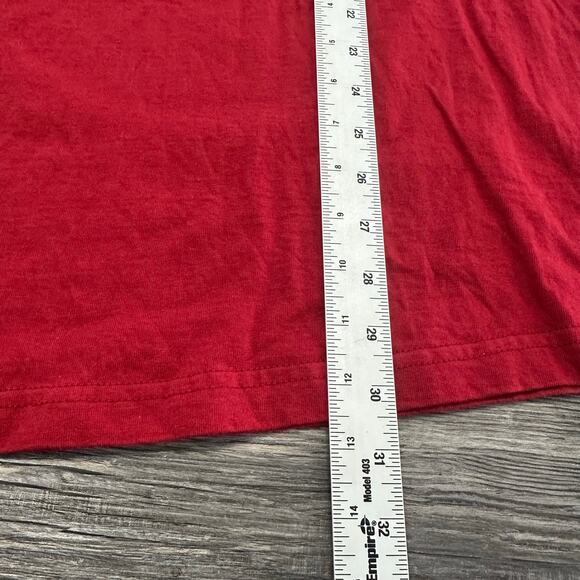 Vintage Starter Oklahoma Sooners Red L‎ Short Sleeve Football T-Shirt 90s y2k - Picture 7 of 10